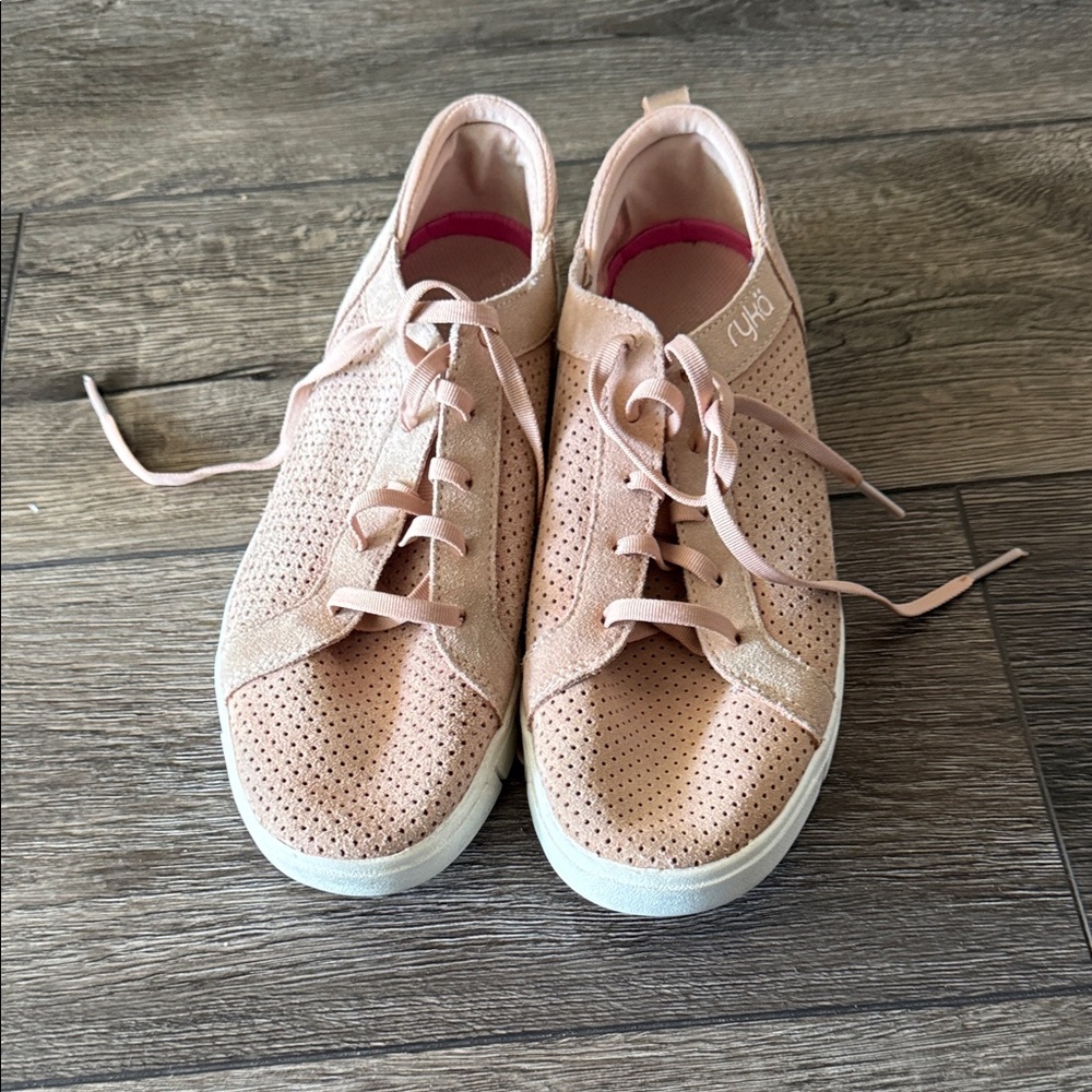 Ryka Women's Blush Pink Perforated Sneakers